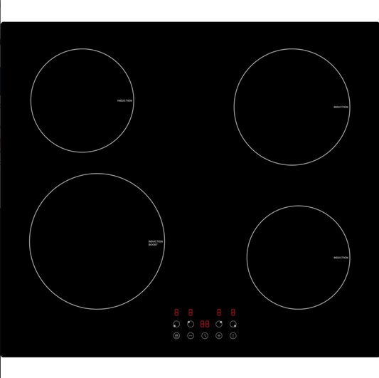 electriQ 60cm 4 Zone Induction Hob