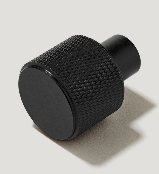 REVILL Knurled Button Knob - Black