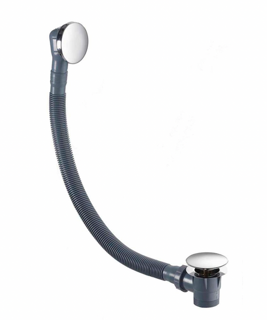 Pura Clicker Bath Waste with Contemporary Overflow Cover