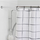 Argos Home 105x194cm Telescopic Rail And Ring Set - Chrome