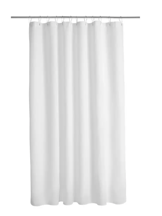 Argos Home Waffle Shower Curtain - White