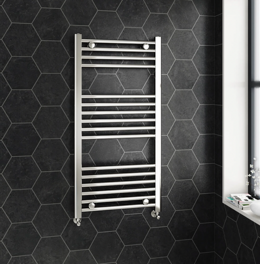 Brenton 22mm Straight Towel Rail - 500 x 1000mm - Chrome