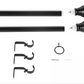 Argos Home Ext Metal Classic Ball Curtain Pole - Black