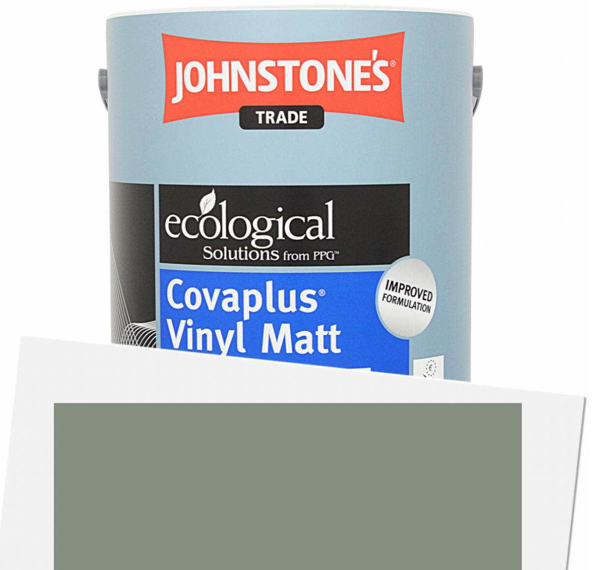 2.5L Johnstone’s Trade  Covaplus - F&B  No. 79 Card Room Green, Estate Emulsion