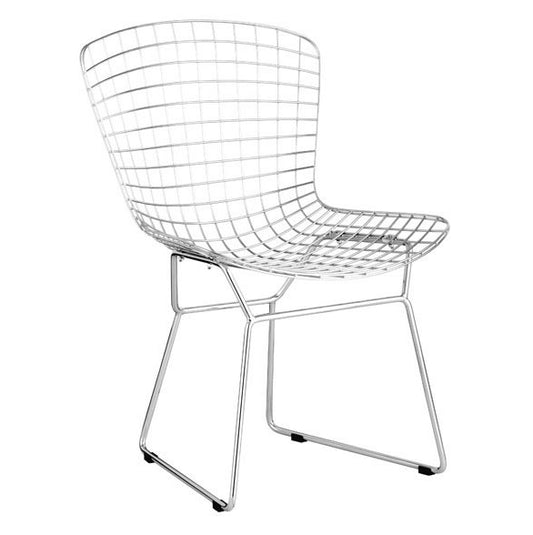 Dining Chairs Electro plated steel, black chrome finish