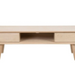 Media Unit in Pale Oak, 160x43x38cm
