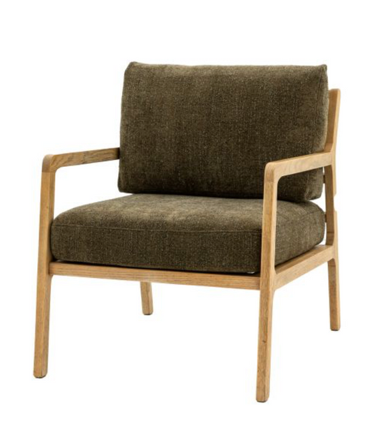 Cortona Armchair - Moss Green, 83x67.5x83cm