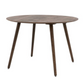 Hatfield Round Dining Table - Smoked, 110x110x75cm