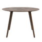Hatfield Round Dining Table - Smoked, 110x110x75cm