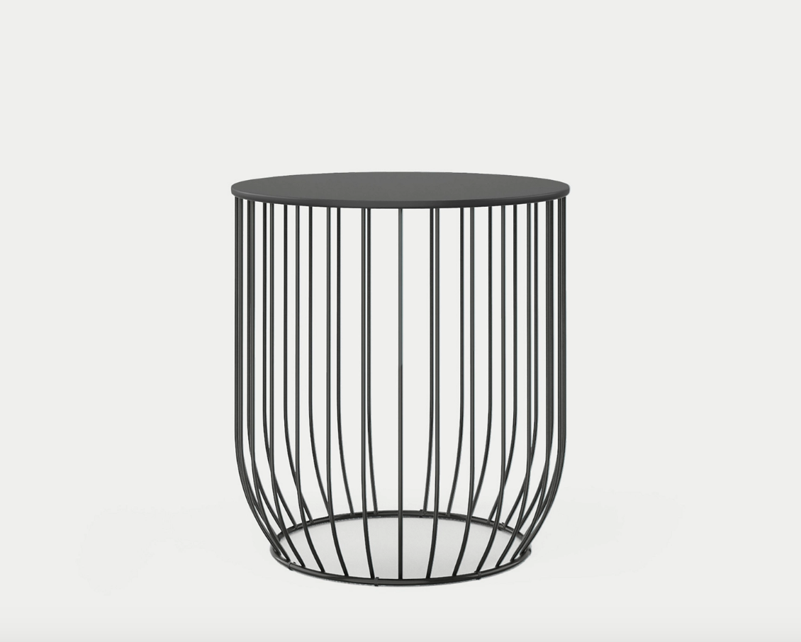 Lois Side Table - Dark Grey, 81.5x145x64cm