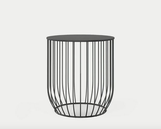Lois Side Table - Dark Grey, 81.5x145x64cm