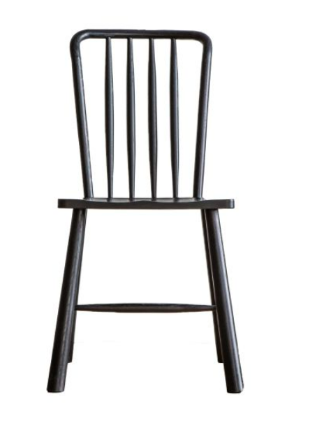 Wycombe Dining Chair, Black (w)450mm x (d)455mm x (h)920mm