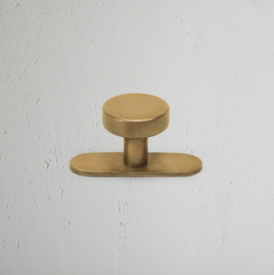 Kilburn Furniture Knob - Antique Brass