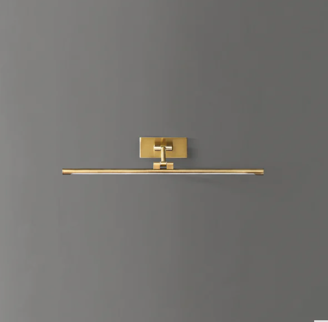 smaller milton picture light in brass