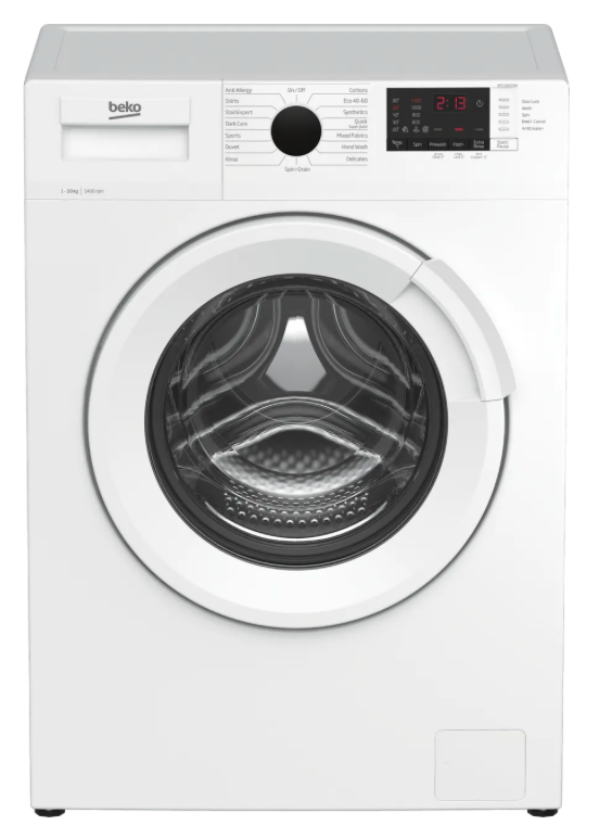 Beko WTL104121W 10kg Washing Machine with 1400 rpm - White - B Rated