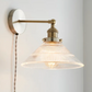 Logan Glass Plug In Easy Fit Wall Light