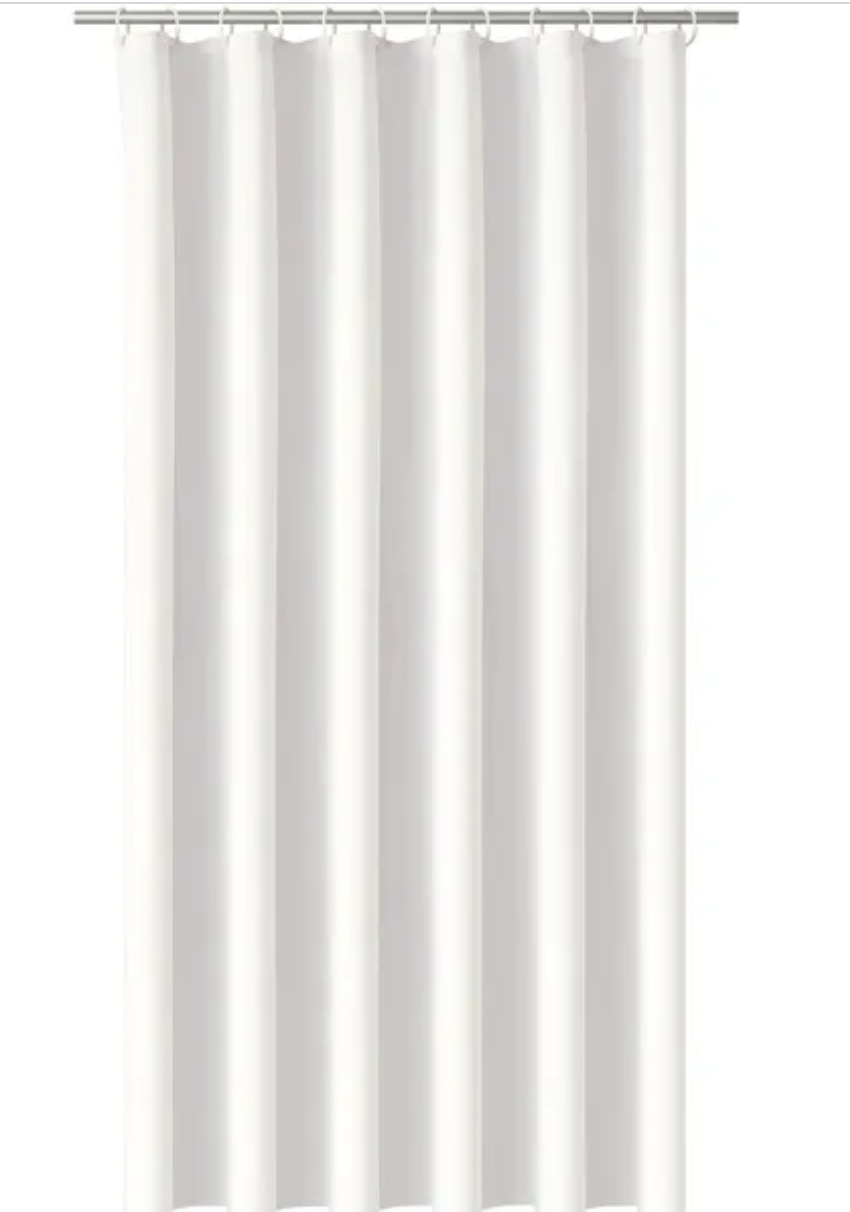 Essentials Peva Shower Curtain