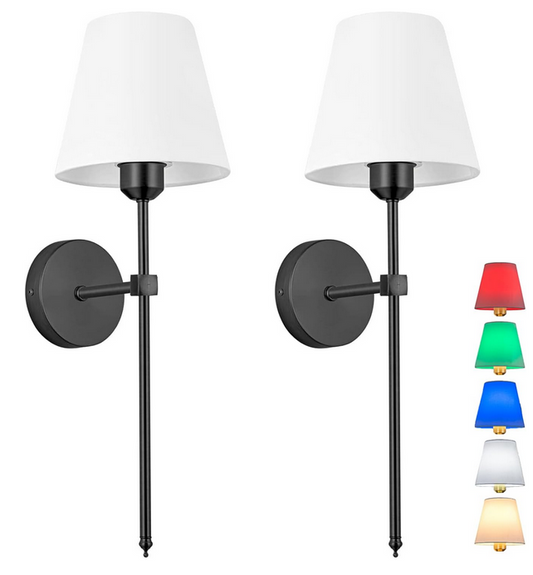 Battery Operated Gooseneck Wall Light, 25x20x20cm