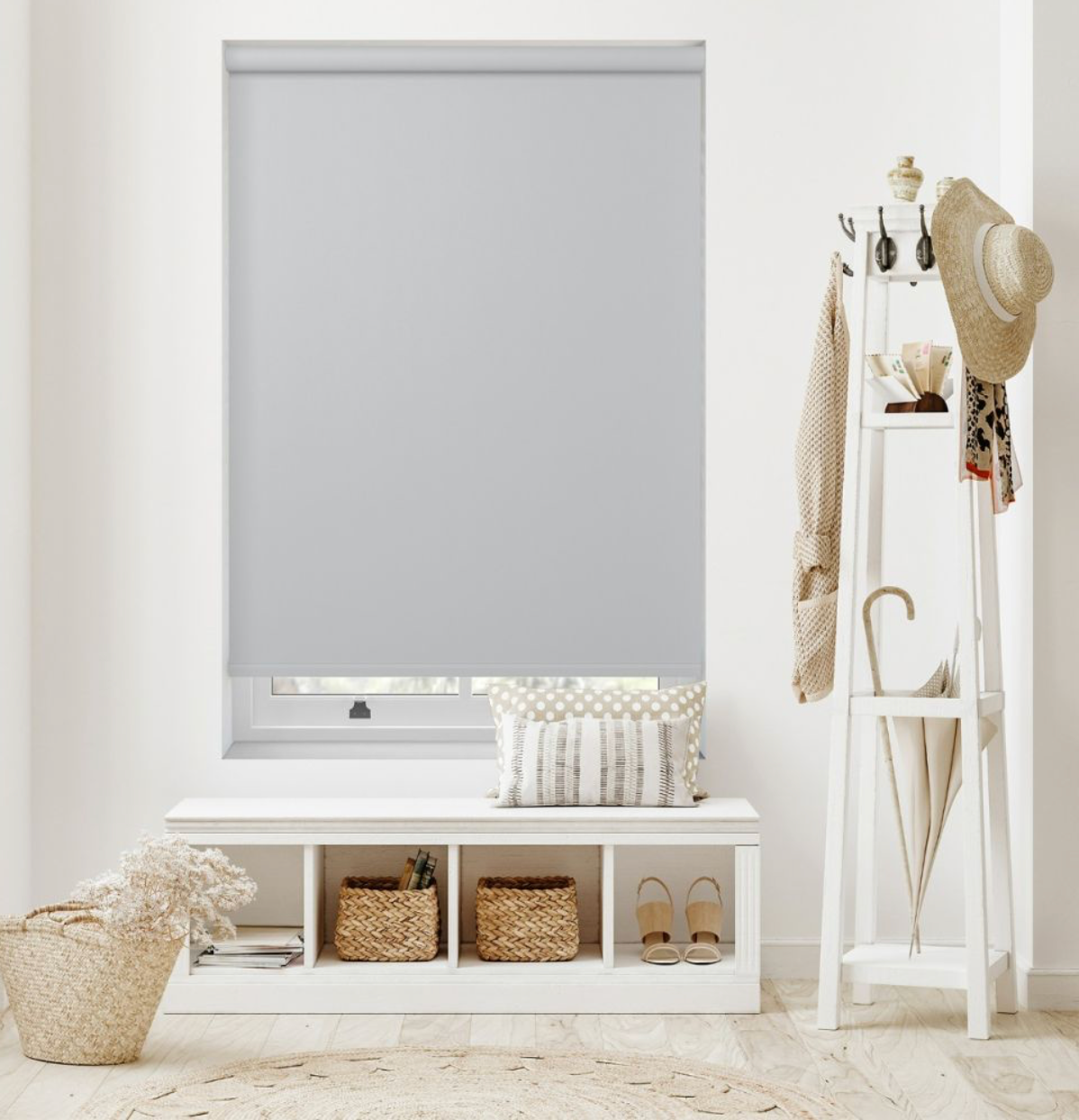 Bella Blackout Light Grey - W124 x D150.8