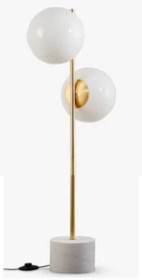 Sphere + Stem Floor Lamp, 13x37x158cm