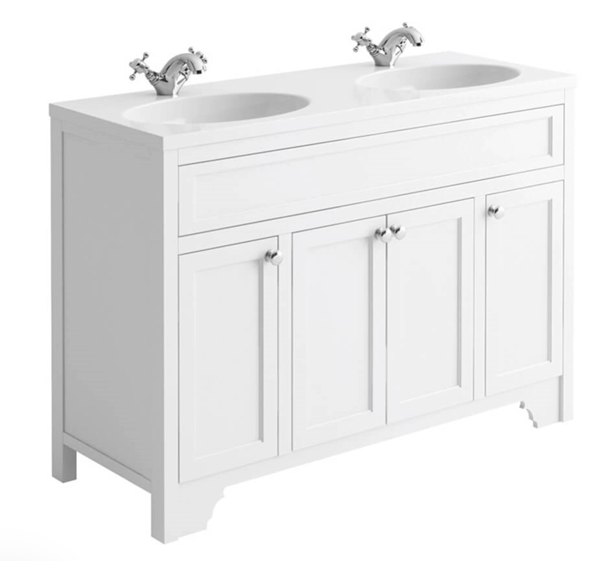 Butler & Rose Beatrice 1200mm Floorstanding Double Basin Vanity Unit