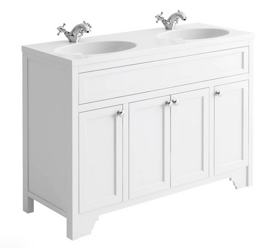 Butler & Rose Beatrice 1200mm Floorstanding Double Basin Vanity Unit