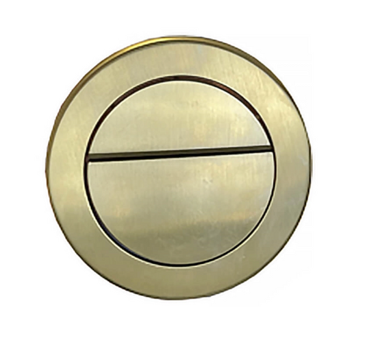 Harbour Concealed Cistern Flush Button - Brushed Brass