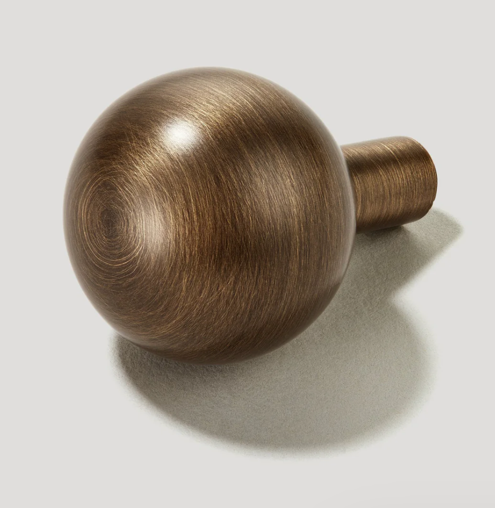 HALLEY Sphere Knob - Antique Brass