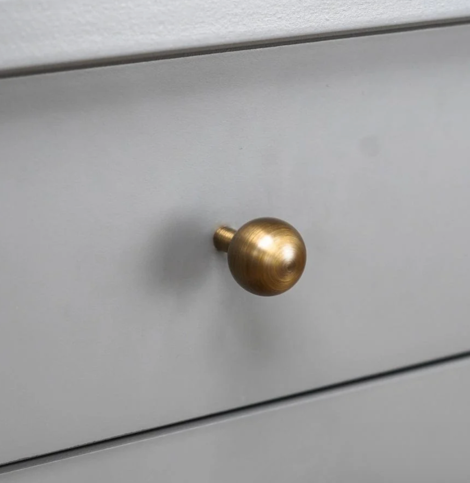HALLEY Sphere Knob - Antique Brass