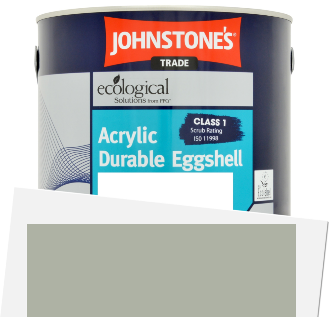 Johnstone's Trade Acry Dura - F&B Blue Gray No.91, Estate Eggshell