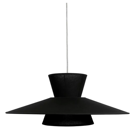 Habitat Otton 30x70cm Linen 2 Tier Easy Fit Shade - Black