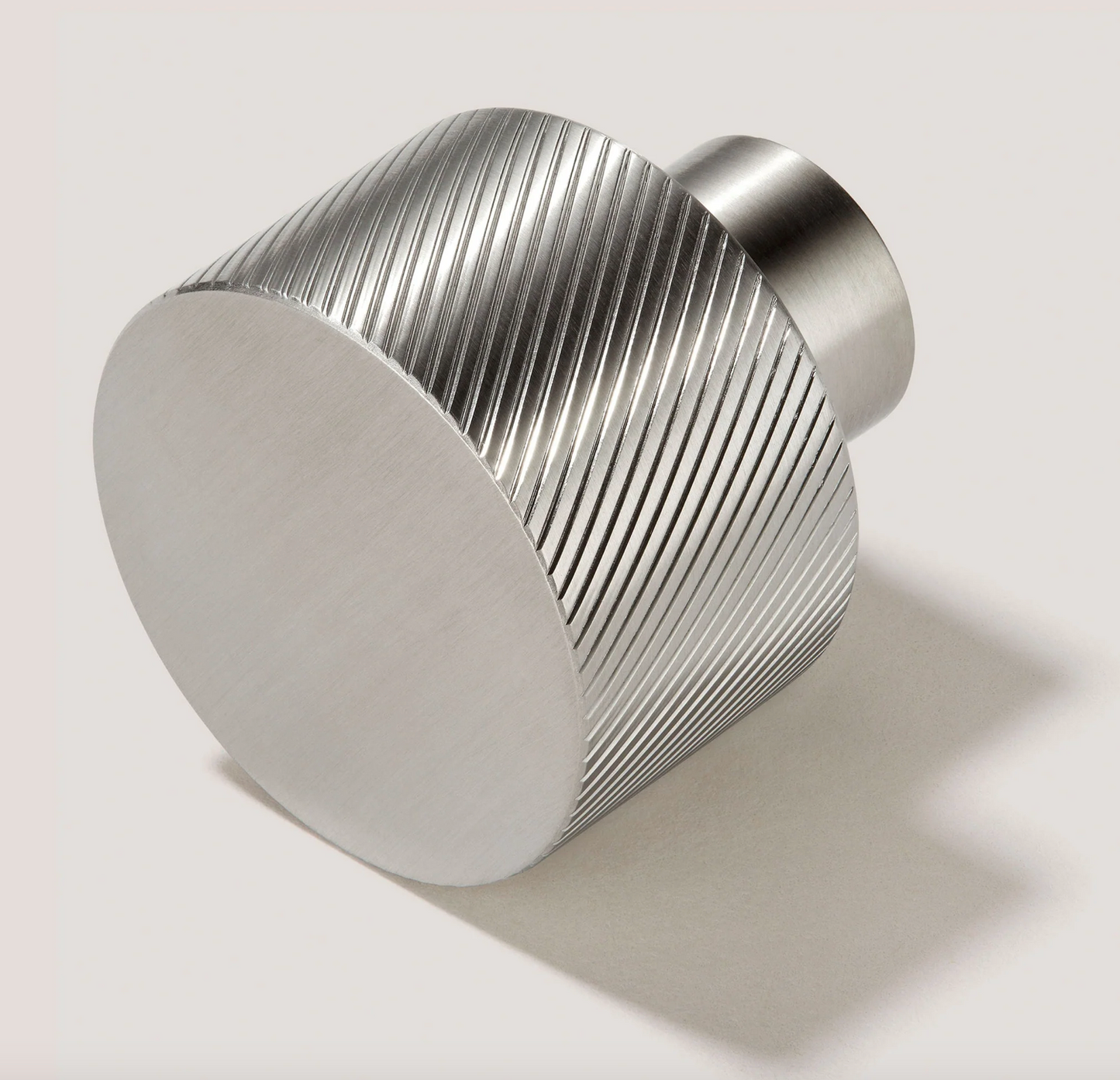 SWIFT Swirled Knob - Stainless Steel