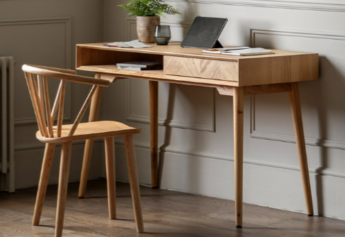 Herringbone 1 Drawer Desk 1300x500x775mm