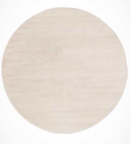 Memphis - Cream White Rug Round Ø 150 cm