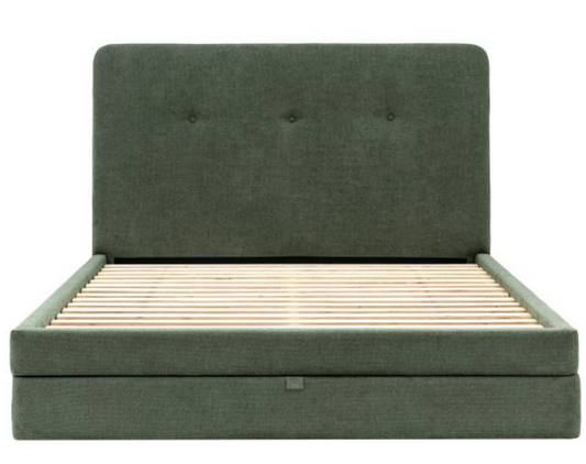 Marlowe Bedstead, King Bed, Green, 164x216x120cm