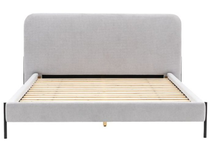 Oslo Bedstead, King Bed, Natural, 187x216x102cm