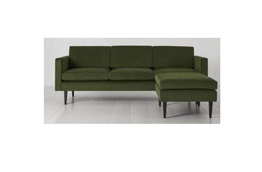 3 Seater with Chaise Sofa, 85x205x83cm