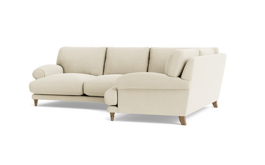Large Right Hand Slowcoach Corner Sofa, 192x257x82cm