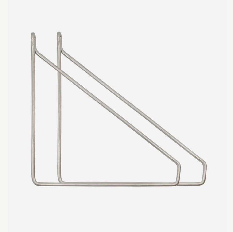 Apart Brackets, Brushed Silver