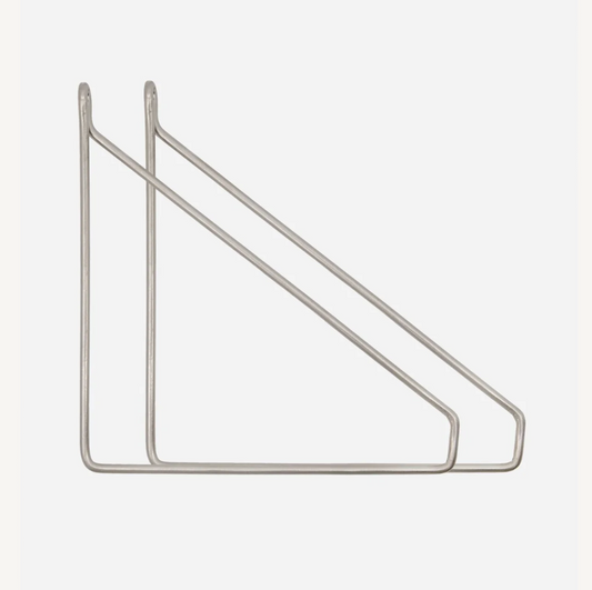 Apart Brackets, Brushed Silver