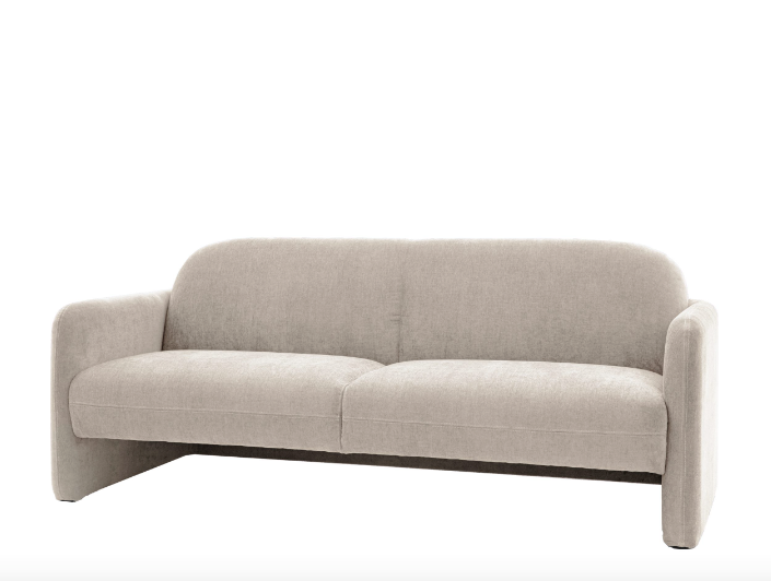 Massa Sofa in Stone Beige, 200x96x84cm
