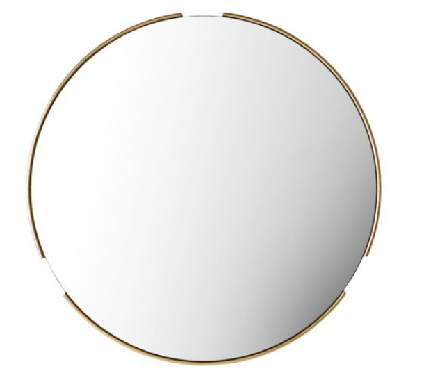 Fitzroy Mirror, Gold, 80cm