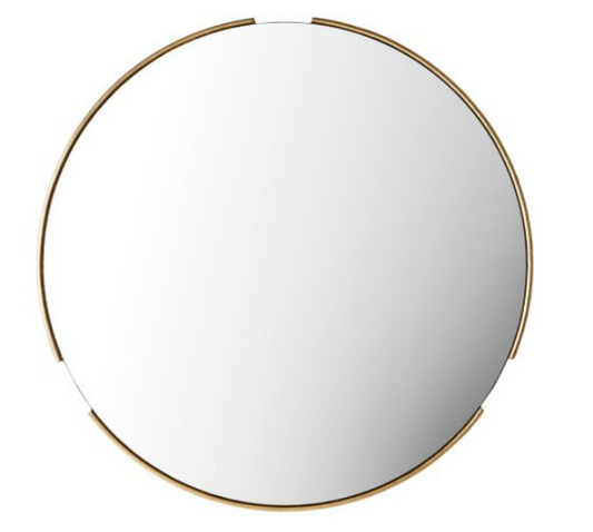 Fitzroy Mirror, Gold, 80cm