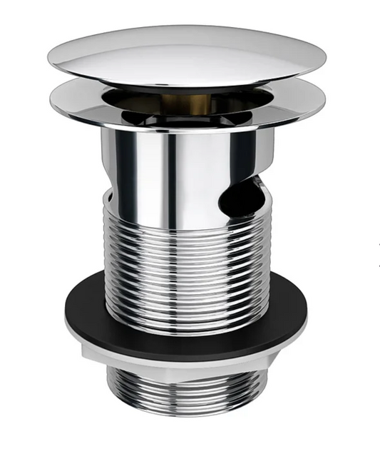Easy Clean Slotted Basin Waste with Removable Click Clack