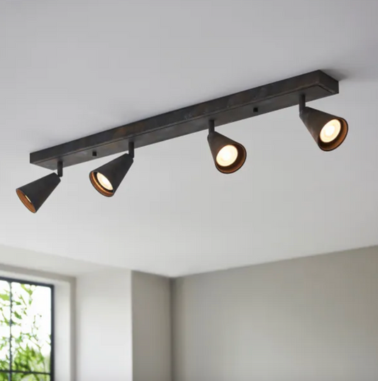 Grove 4 light Spotlight Bar Grey