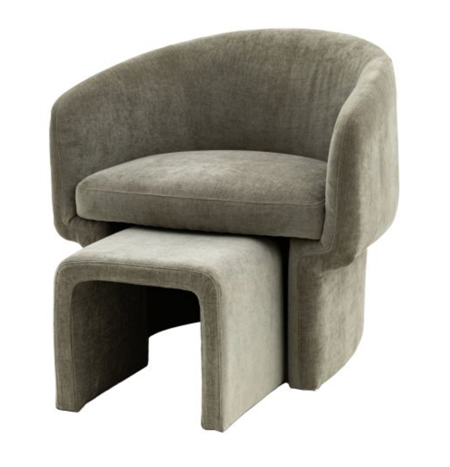 Asko Armchair Sage Grey - 70x71x70cm