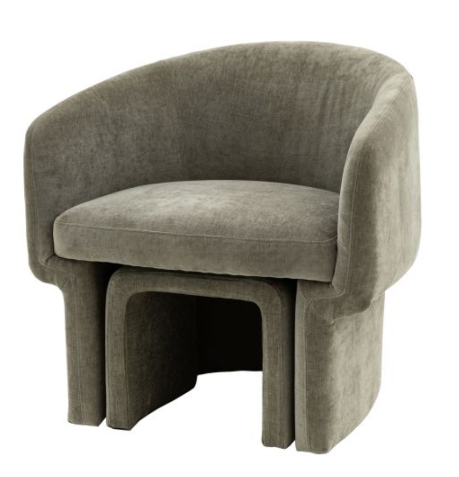 Asko Armchair Sage Grey - 70x71x70cm