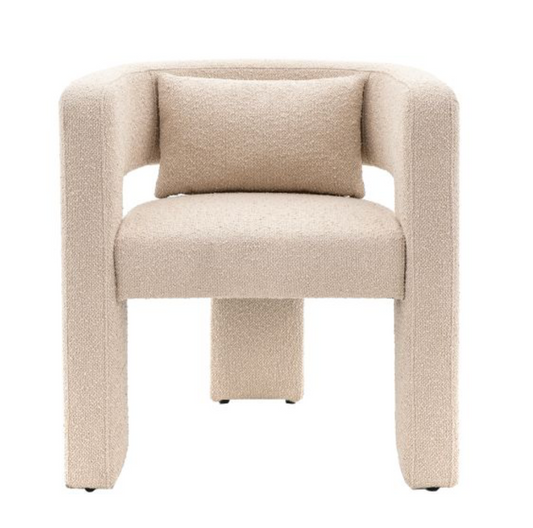 Arezzo Armchair, Taupe - 69x65x71.5cm