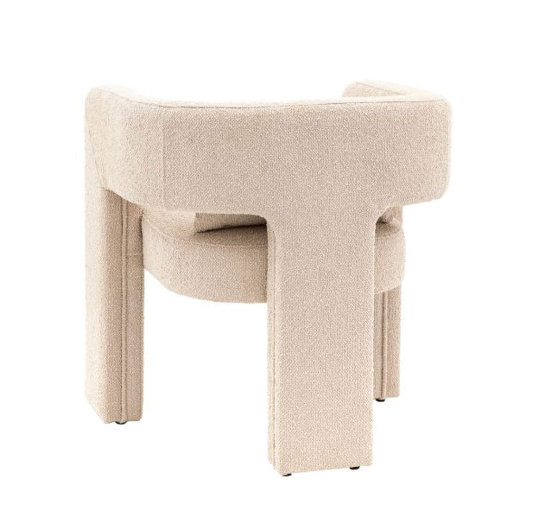 Arezzo Armchair, Taupe - 69x65x71.5cm