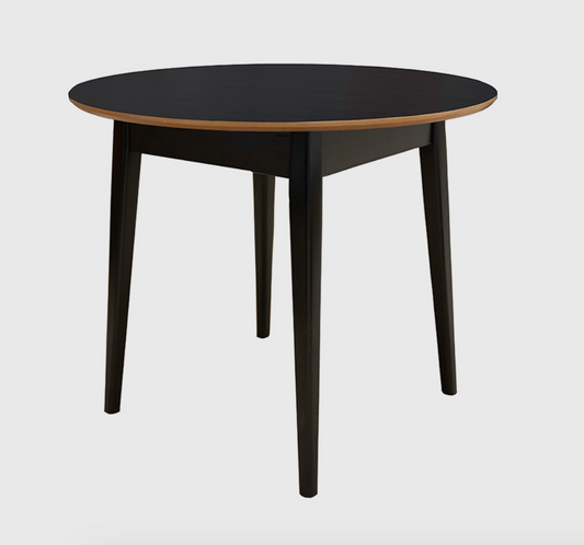 Lotti 900 Dining Table Black 90x75x90cm
